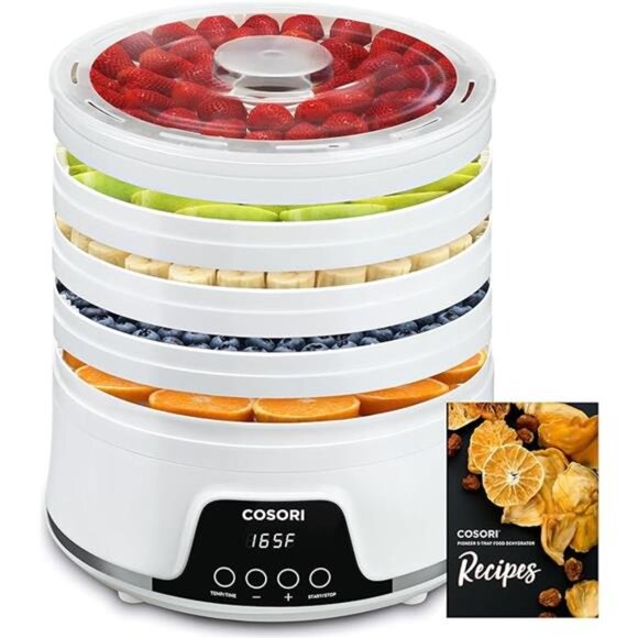 Food Dehydrator Machine for Jerky, 5 BPA-Free 12.2" Trays Temperature Control - Picture 7 of 7
